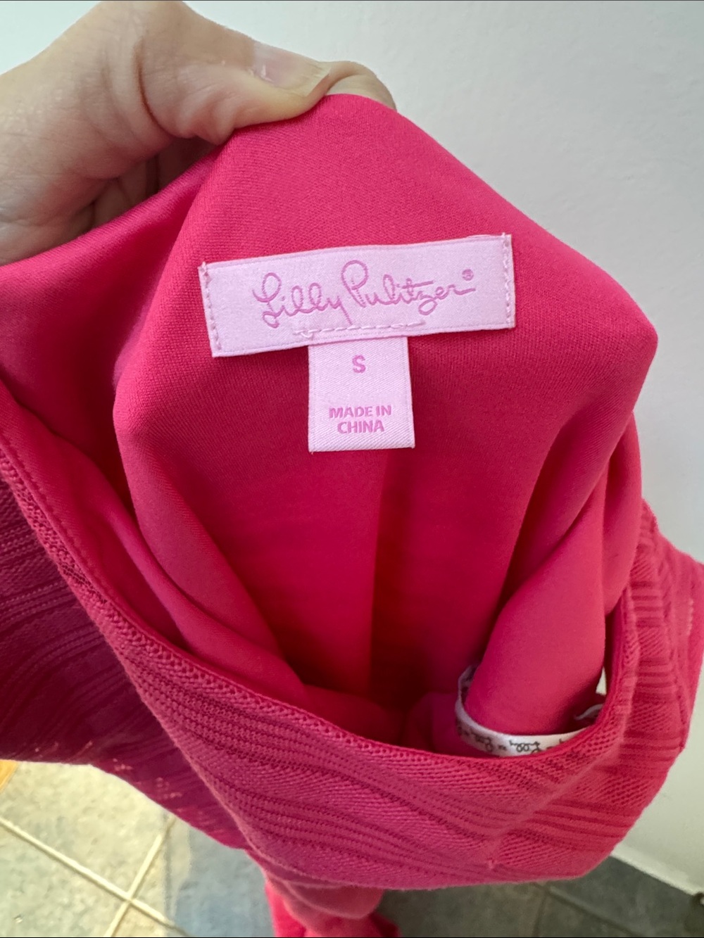 Lilly Pulitzer Raspberry Pink Ribbed Scoop-Neck Maxi Dress - Picture 3 of 10